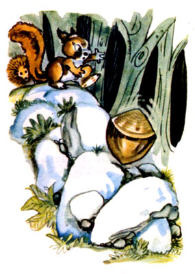 قصه کودکانه «سنجاب کوچولو»-مجموعه داستانهای مصوّر «آزاده»-ارشیو قصه و داستان ایپابفا